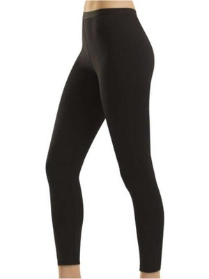 Termal Kadın Tayt Siyah Likralı Içlik Belisa Iç Giyim