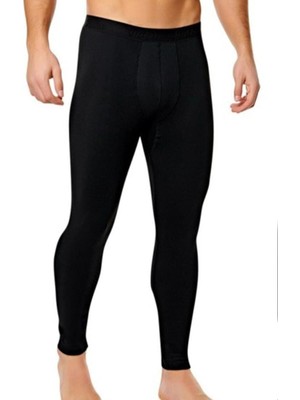 Erkek Siyah Termal Alt Tayt Içlik 125A