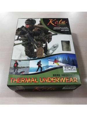 Erkek Haki Asker Termal Içlik Takımı