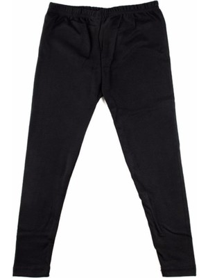 Kız Çocuk Siyah Kışlık Termal Içlik Uzun Tayt