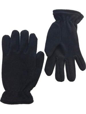 Unisex Termal Siyah Polar Eldiven