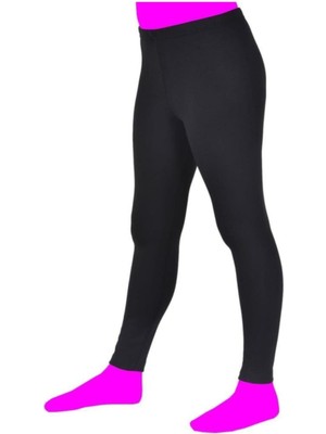 Siyah Tutku 0835 Termal Kız Çocuk Şardonlu Içlik Tayt