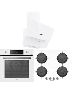 Hoover Ankastre Set Beyaz ( HVW6MV - HDG6C2GWTK - HO3158W )