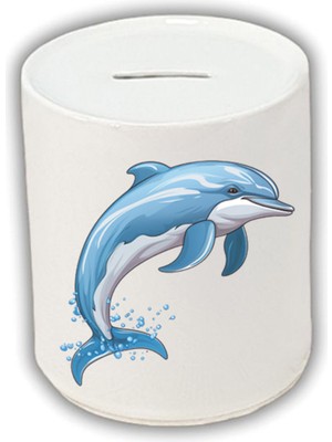 Yunus Baskılı Kumbara - Seramik Para Biriktirme Kumbarası