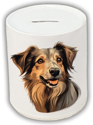 Köpek Temalı Kumbara - Seramik Para Biriktirme Kumbarası