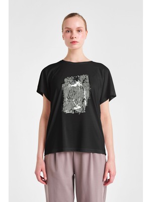 Kadın Kısa Kollu T-Shirt 25N-2118