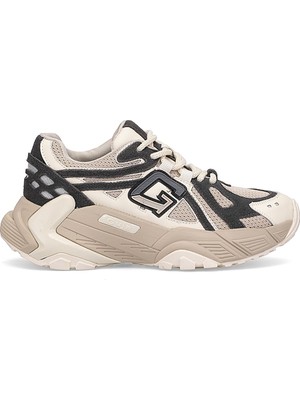 Guja 25K366 Kadın Hakiki Deri Klasik Sneaker Bej