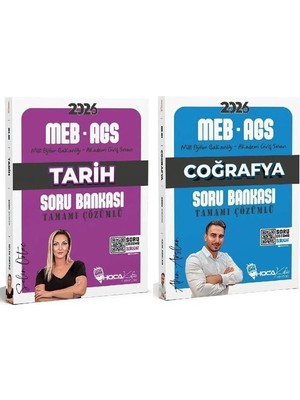 Hocakafası 2026 Meb-Ags Tarih + Coğrafya Soru Bankası 2 Li Set