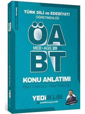 Yediiklim 2026 Öabt Meb-Ags Türk Dili ve Edebiyatı Eski Türk Dili, Yeni Türk Dili Konu Anlatımı
