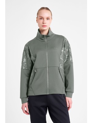 Kadın Fermuarlı Sweatshirt 25N-2129