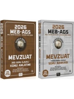 Cba 2026 Meb-Ags Mevzuat Konu Anlatımı + Soru Bankası 2 Li Set Pusula Serisi
