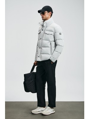 Lufian Erkek Genıous Kaz Tüyü Mont 112120258 Açık Gri