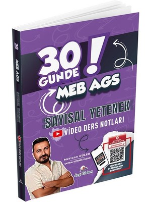 Dizgi 2026 Kitap Meb-Ags 30 Günde Sayısal Yetenek Video Ders Notları