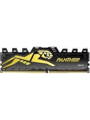 Apacer 16GB (1X16GB) 3200MHZ Ddr4 Panther Black-Gold AH4U16G32C28Y7GAA Pc Ram
