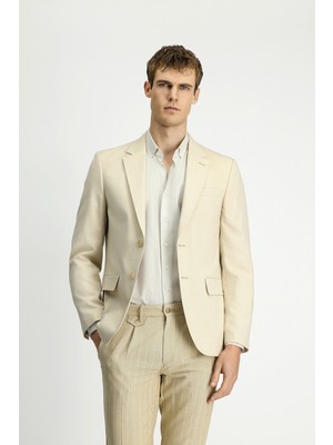 Kiğılı 7 Drop Slim Fit Dar Kesim Klasik Ceket