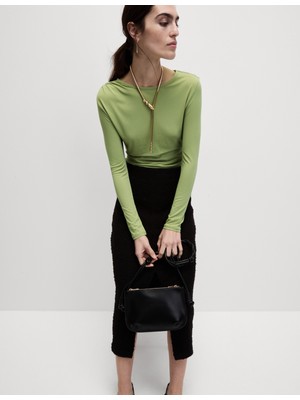 Marks & Spencer Regular Fit Uzun Kollu Bluz