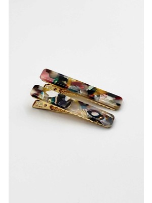 Kemik ve Metal Pens Toka No:4 Uzun