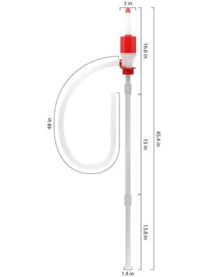Labbakkal Sıvı Aktarma Pompası DP20 Büyük Varil Aktarma Pompası Manuel