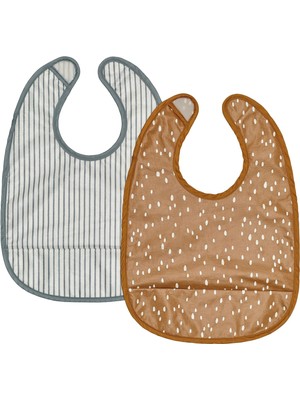 Guldvavare Mama Önlüğü Koyu Sarı Beyaz 2 Adet