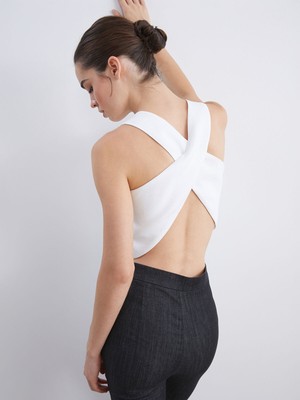 Lc Waikiki Yeni Sezon Sırt Detaylı Kadın Klasik Yelek