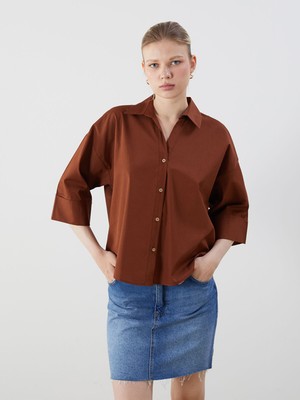 Lc Waikiki Yeni Sezon Oversize Kadın Gömlek