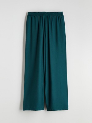 Lc Waikiki Yeni Sezon Beli Lastikli Geniş Paça Kadın Pantolon