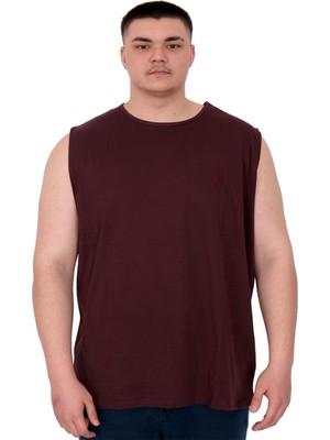 Mode Xl Büyük Beden Erkek Atlet Nakışlı U25101 Mürüdm