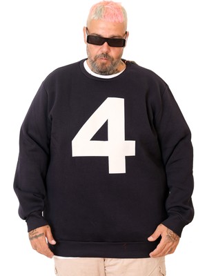 Mode Xl Battal Beden Bis Yaka Sweat 4 U25809