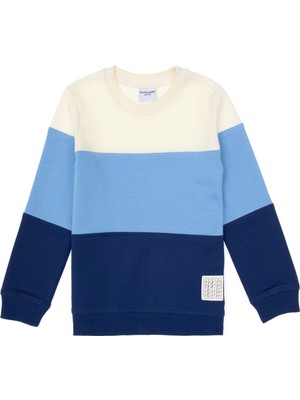 U.S. Polo Assn. Erkek Çocuk İndigo Basic Bisiklet Yaka Sweatshirt 50313977-VR028