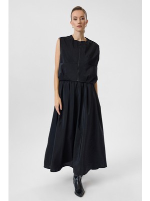 Pilili Lastikli Paraşüt Etek