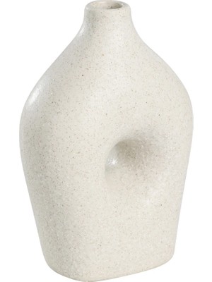 Eglo 421521 "ıwate" 18 cm Yüksekliğinde Bej Seramik Vazo