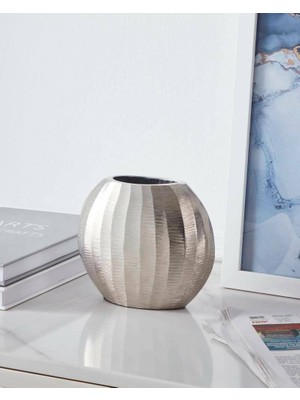 Eglo 421052 "abucay" 13 cm Yüksekliğinde Nikel Metal Vazo