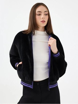 Loft Kadın Pelüş Mont LF2040786