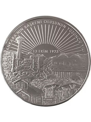 Agakulche Ankara'nın Başkent Oluşunun 100. Yılı Gümüş Sikke Coin