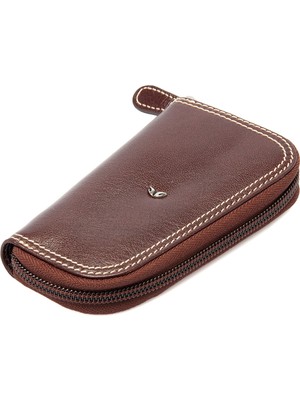 Tergan  Taba Hakiki Deri Unisex Anahtarlık - S1AN00000090-A99