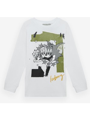 Bg Store Erkek Çocuk Beyaz Tshirt