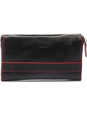 Tergan  Siyah Hakiki Deri Erkek Portföy Çantası - S1PC00001604-N8L