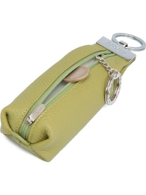 Tergan  Yeşil Hakiki Deri Unisex Anahtarlık - S1AN00000193-G8Z