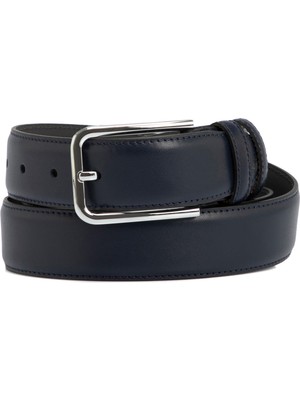 Tergan  Lacivert Hakiki Deri Erkek Kemer - S1EK00000301-C3A