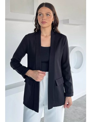 Kadın Duble Kol Önü Açık Ceket P-00018529