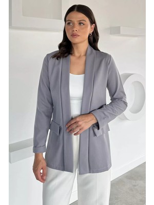 Kadın Duble Kol Önü Açık Ceket P-00018529