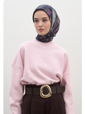 Evelyne Desen Pamuklu Viskon Eşarp Lavanta