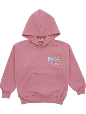 Arka BL0OM Grow Baskılı Üç Iplik Sweatshırt - Gül Kurusu - 2 - 3 Yaş - ATA30369.0-GÜL Kurus-2 - 3 Yaş Gül Kurusu