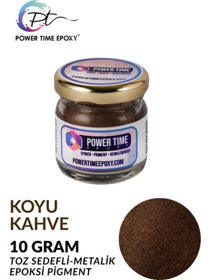 Power Time Epoxy Sedefli Metalik Toz Pigment Boya Epoksi Için 10 gr