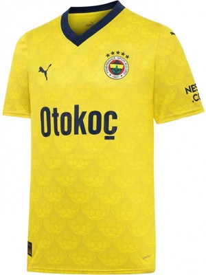 Puma 772008-04 Fsk Away 23/24 Kadın Forma Sarı-Lacivert