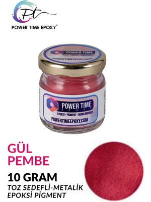 Power Time Epoxy Sedefli Metalik Toz Pigment Boya Epoksi Için 10 gr