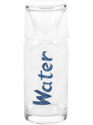 Mudo Home WATER MAVİ KAPAKLI BAŞUCU SÜRAHİSİ - 700 ML