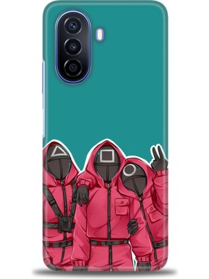 Huawei Nova Y70 Kılıf Hd Baskılı Kılıf + Nano Tam Kaplayan Ekran Koruyucu 290