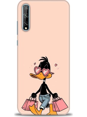 Huawei P Smart S Kılıf Hd Baskılı Kılıf + Nano Tam Kaplayan Ekran Koruyucu 405