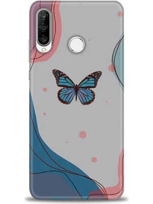 Huawei P30 Lite Kılıf Hd Baskılı Kılıf + Nano Tam Kaplayan Ekran Koruyucu 185